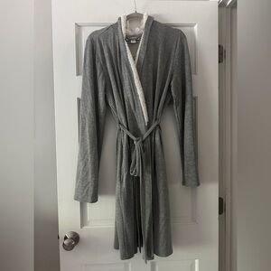 Motherhood Maternity Sherpa Lined Hooded Robe With Pockets